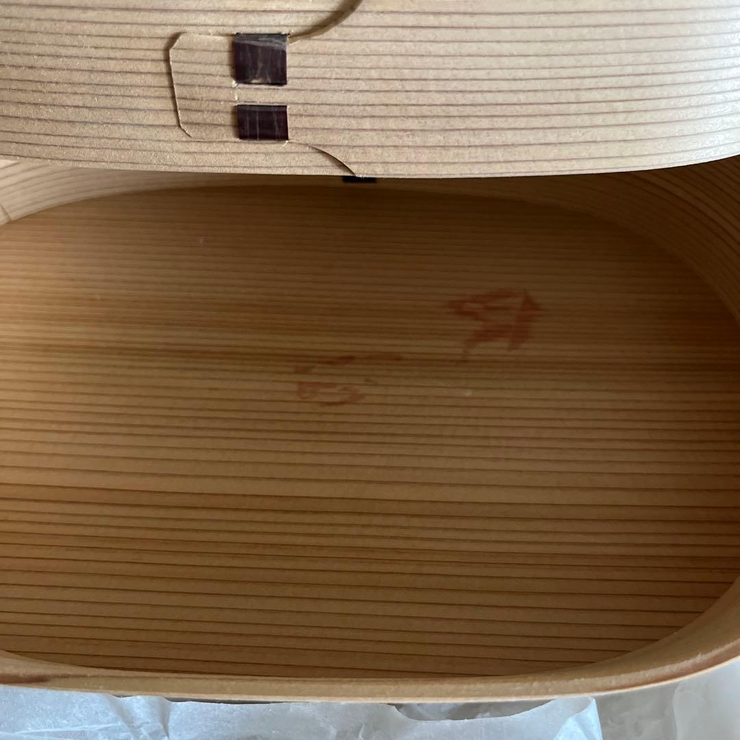 柴田慶信商店　曲げわっぱ　小判弁当箱　大