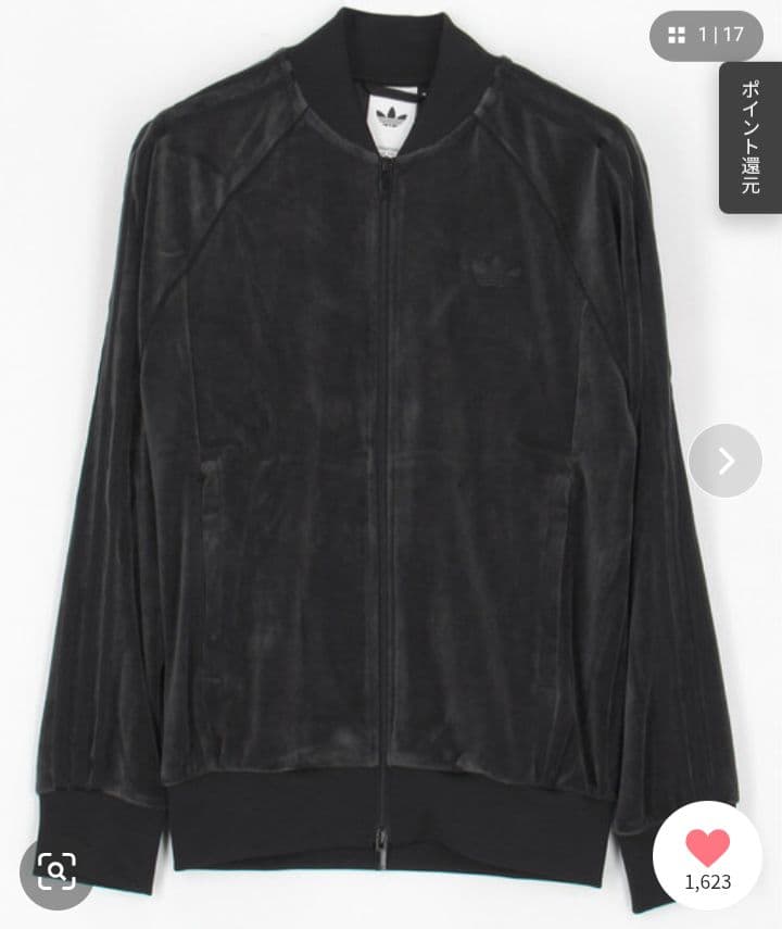 adidas/アディダス VELOUR SST TT　ブラック