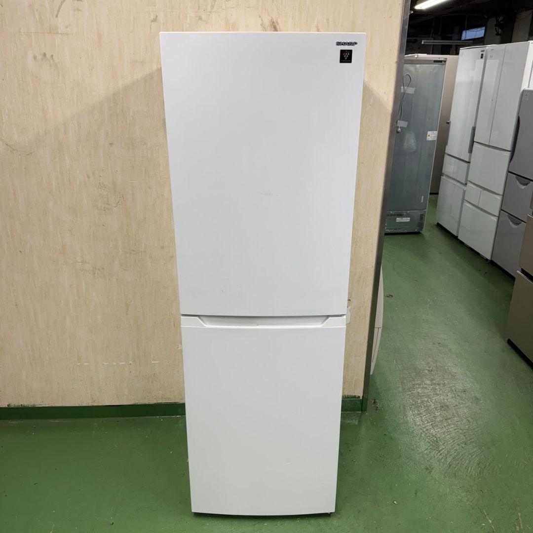 640 SHARP中型冷蔵庫　200Ｌ強　小型　一人暮らし　右開き　極美品　綺麗