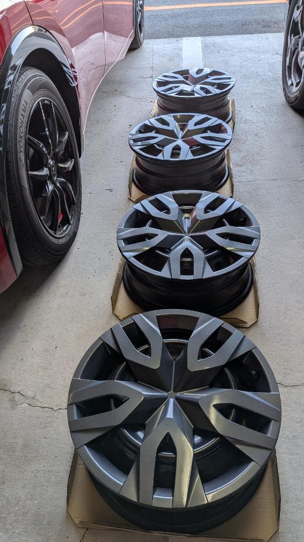 新型プリウス６０系　純正１７インチスチールホイール 4個セット