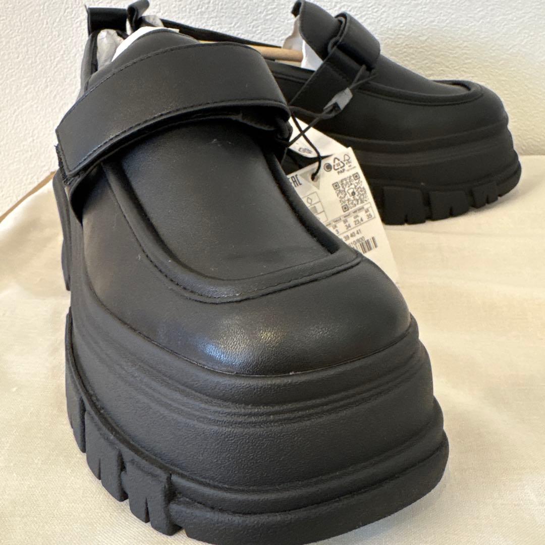 ZARA ザラ プラットフォームローファー 36 23.4cm