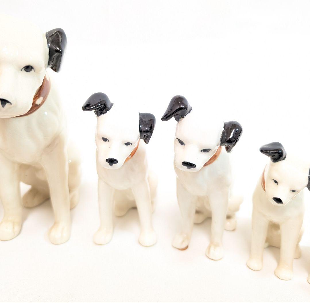 ビクター犬 まとめて 10体 陶器製 昭和レトロ 当時物 アンティーク