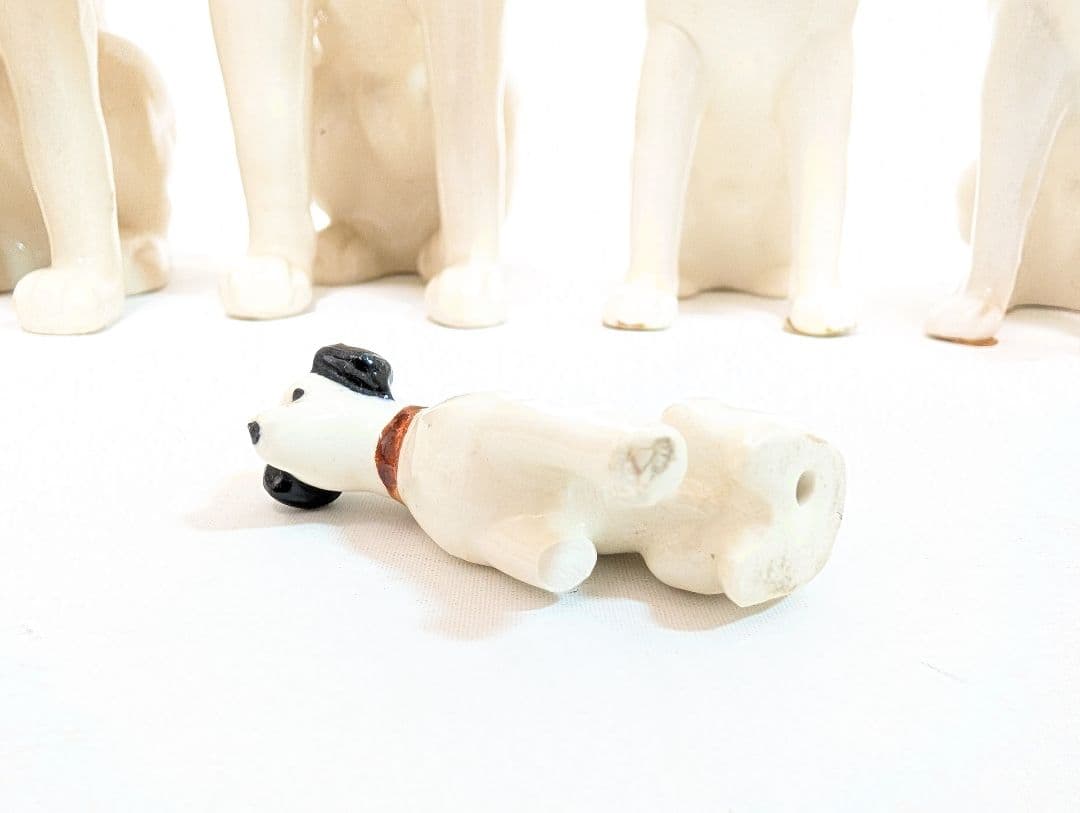ビクター犬 まとめて 10体 陶器製 昭和レトロ 当時物 アンティーク