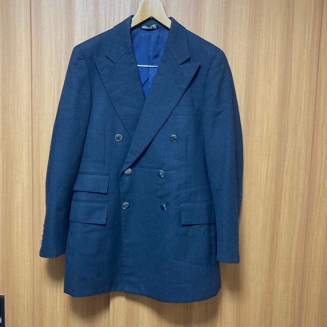 ポロラルフローレン　polo by ralph lauren スーツ　ウール　紺