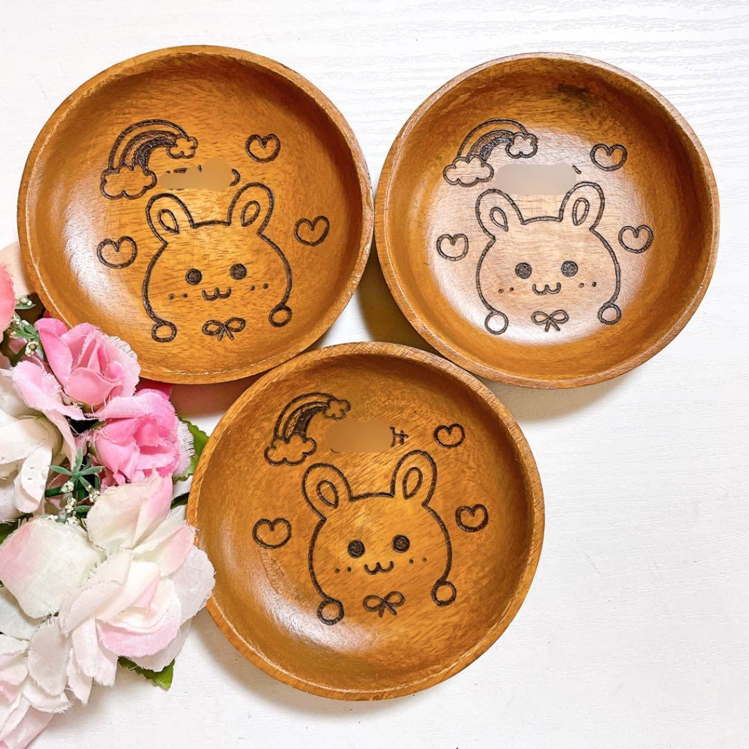 確認♡画像3枚♡四角仕切り♡スプーンフォーク♡ミニ丸皿♡オーダー受け付け中