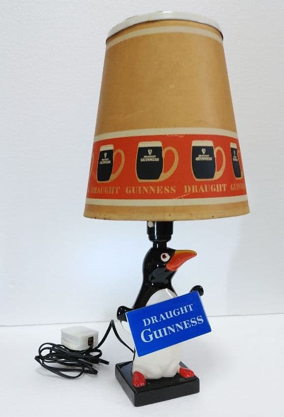ペンギン ギネスビールGUINNESS初代電灯スタンド❤︎完全フルオリジナル製品