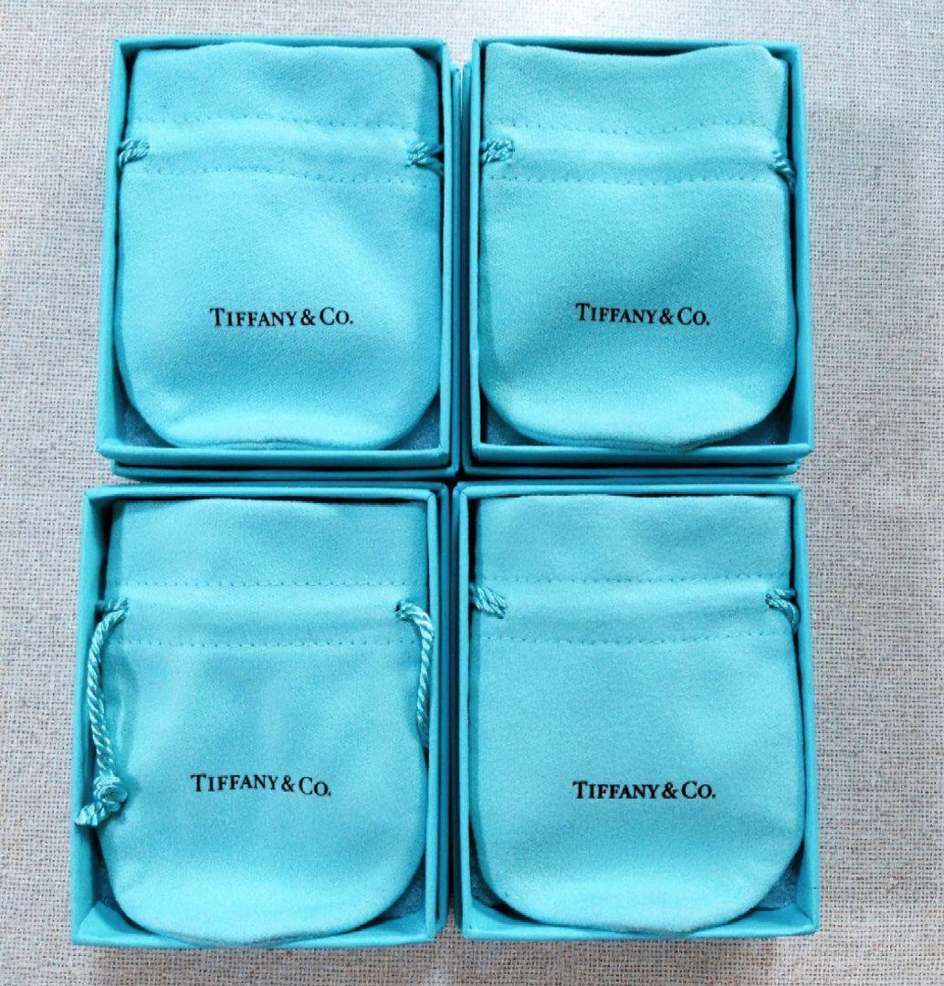 ♥現行品♥新品未使用♥ティファニー空箱 巾着袋 4set♥