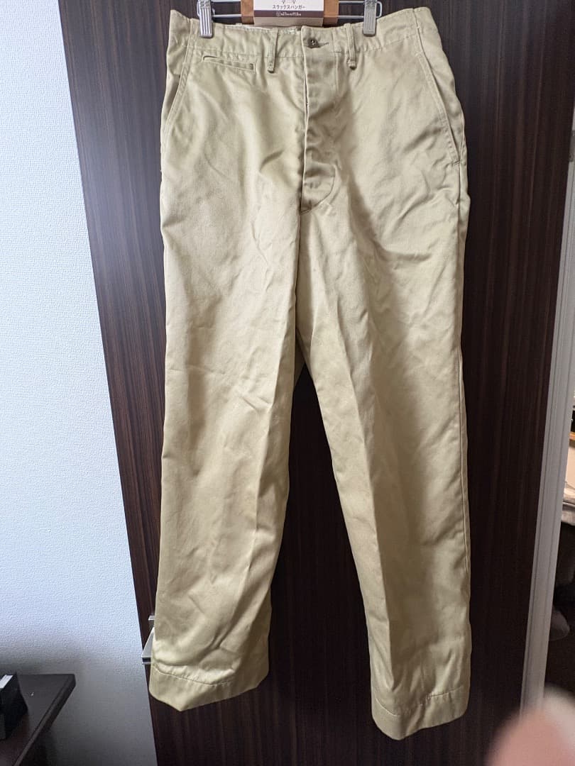 オアスロウ　VINTAGE FIT ARMY TROUSERS　1（S）