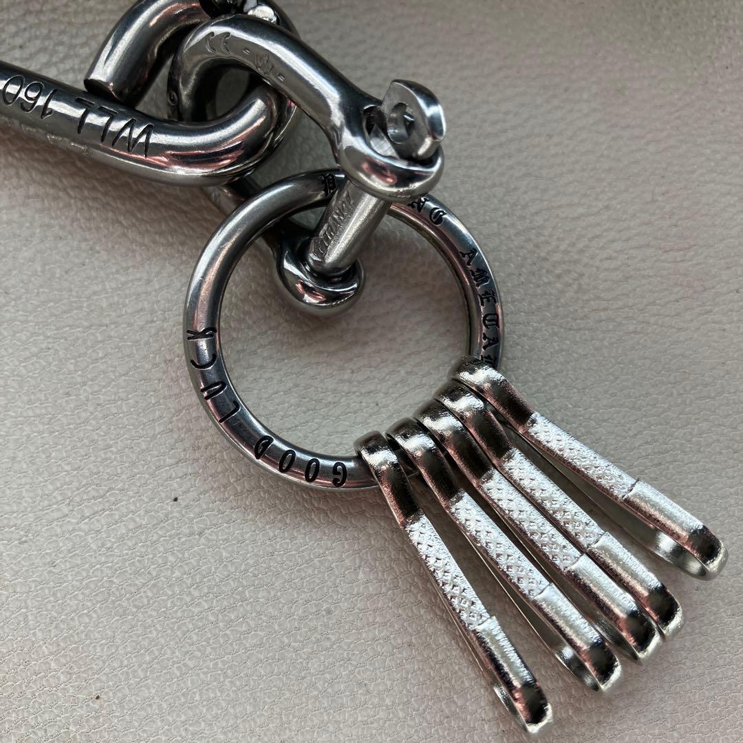 wichardカラビナ&シャックル　1950年代復刻キーリング使用　キーホルダー