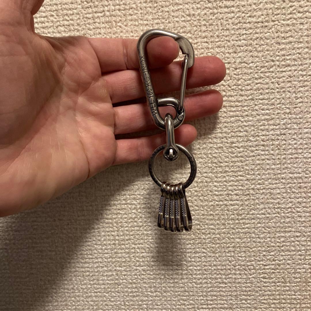 wichardカラビナ&シャックル　1950年代復刻キーリング使用　キーホルダー