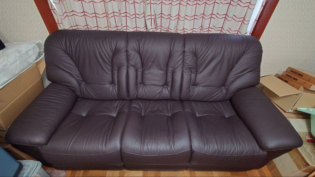 2人掛け／3人掛け ソファ レザー【引き取り限定】
