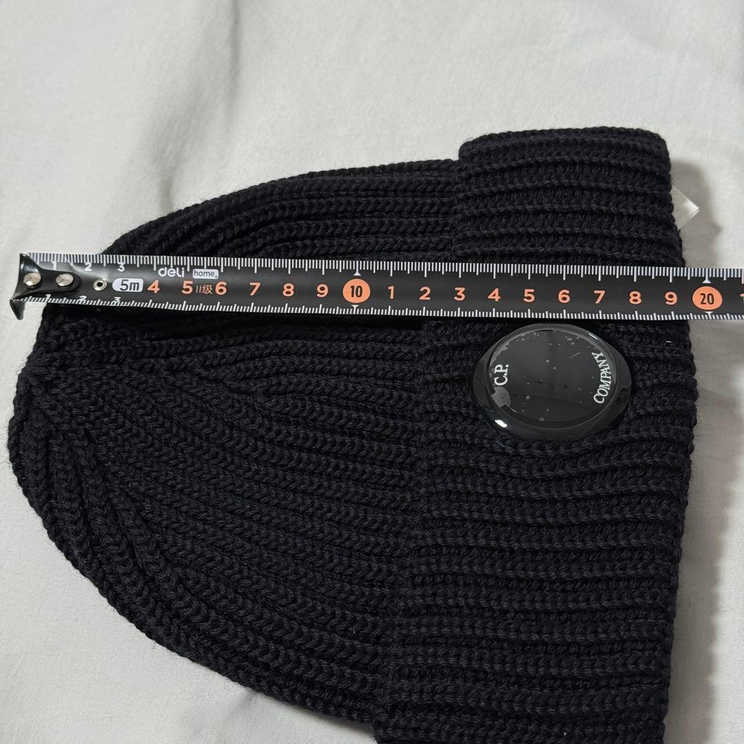 【定価2.9万】C.P.Company ゴーグル ニット キャップ ブラック