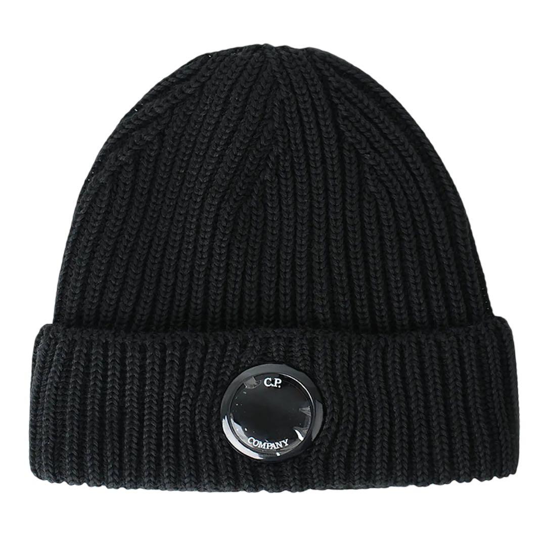 【定価2.9万】C.P.Company ゴーグル ニット キャップ ブラック