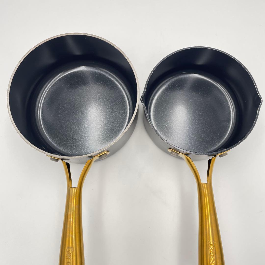 美品　グリーンパン GreenPan ストゥディオ クックウェア4点　IH対応