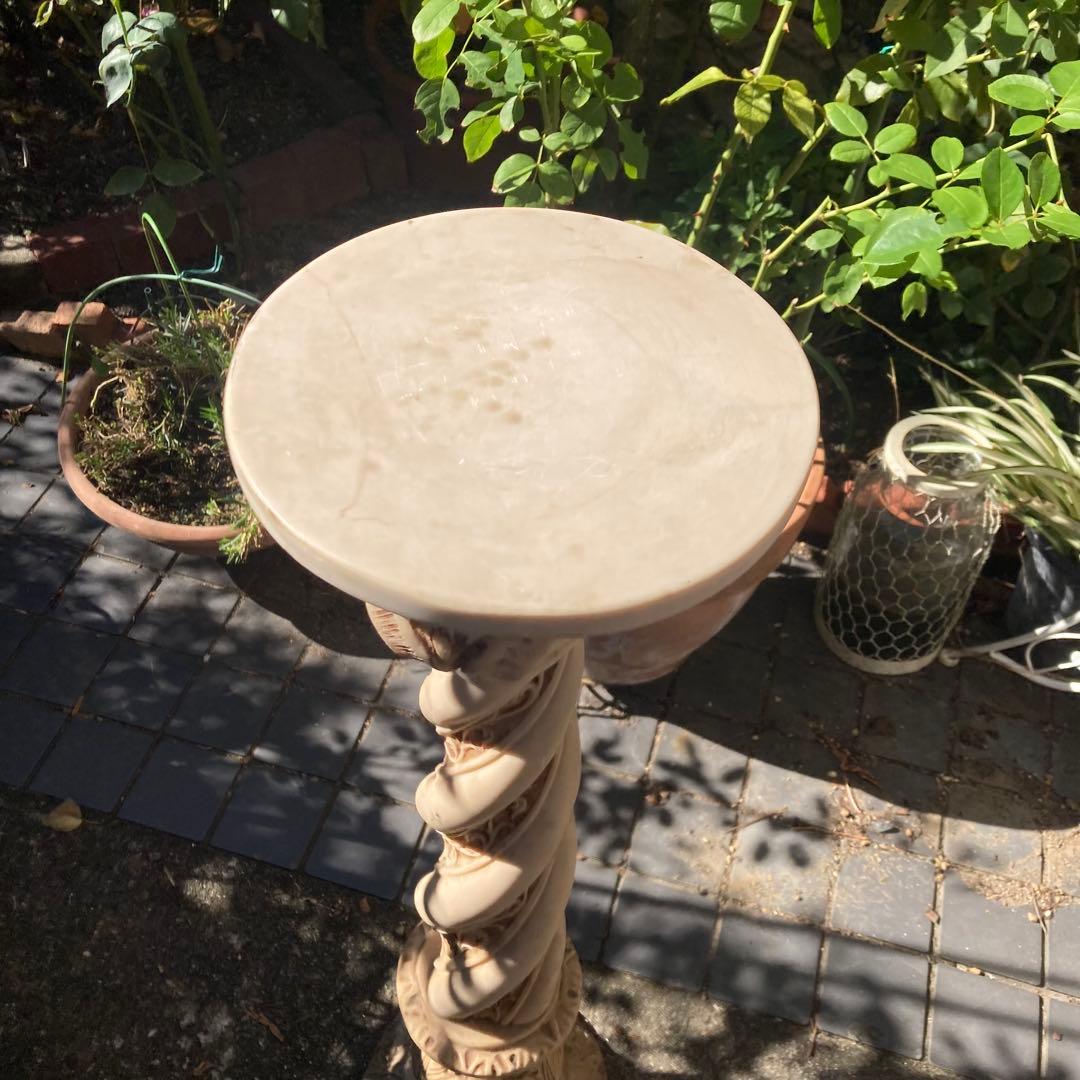 アジアン風？西洋様式 ？　コラムスタンド 花台 飾り台 オブジェ 神殿柱