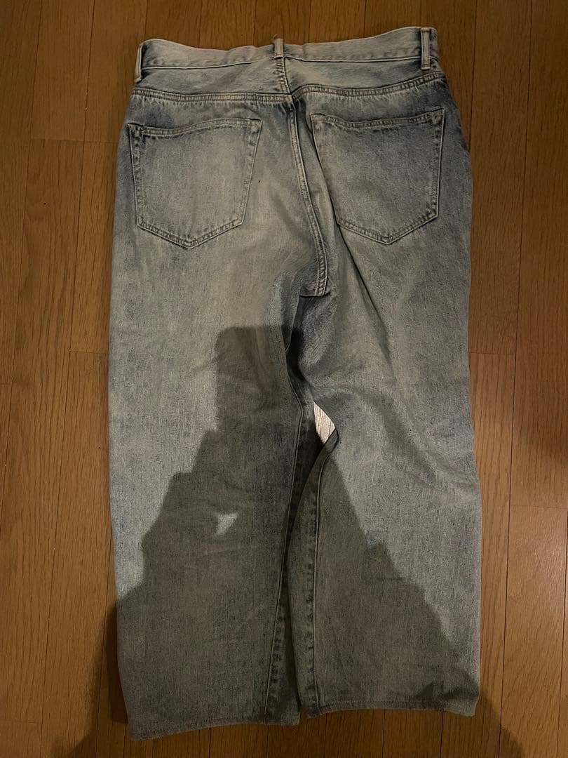 comoli 23ss 5pブリーチデニム　サイズ1