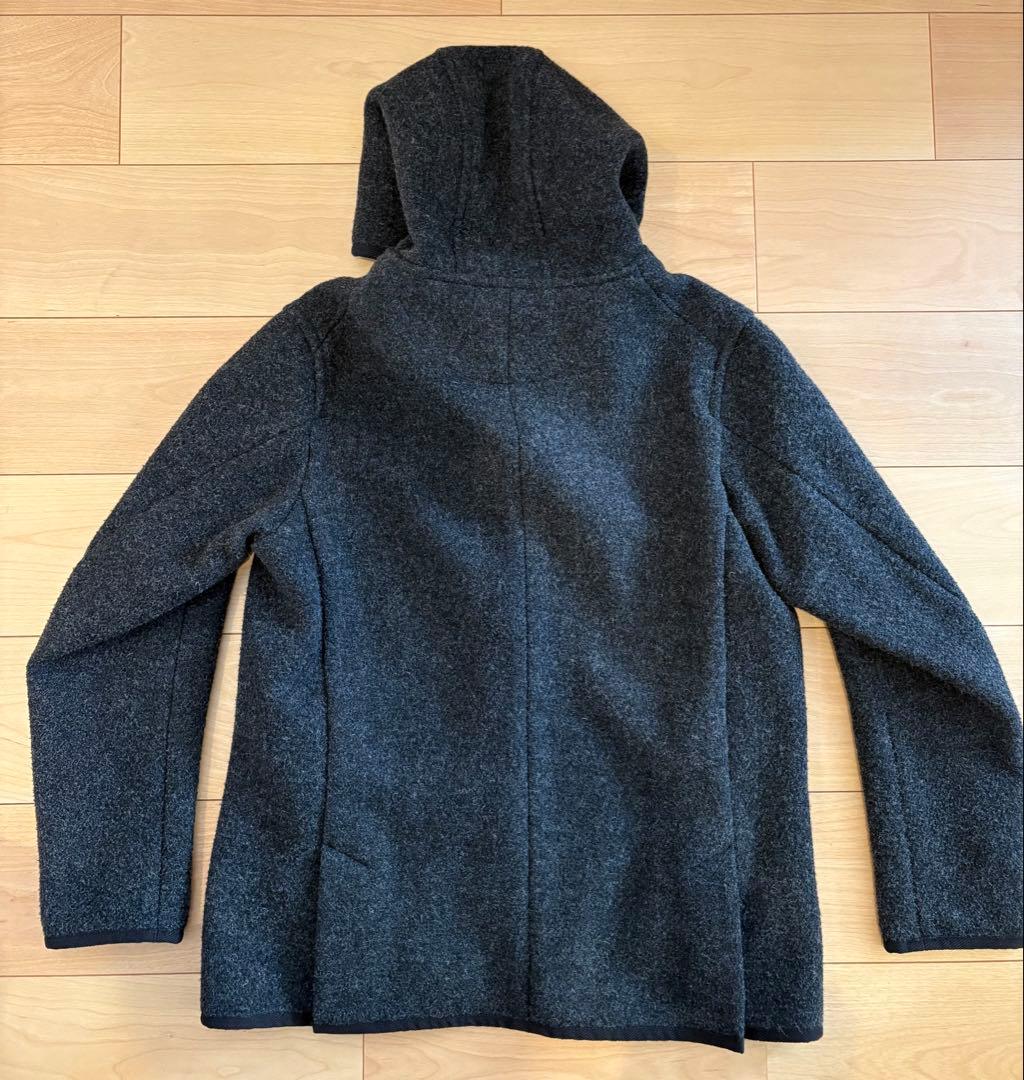 【未使用品】DANTONダントン ウールモッサーフードジャケットチャコールグレー