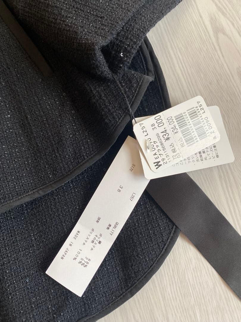 rei様♡34000円新品スコットクラブ購入 ブラックスパンコール入りジャケット