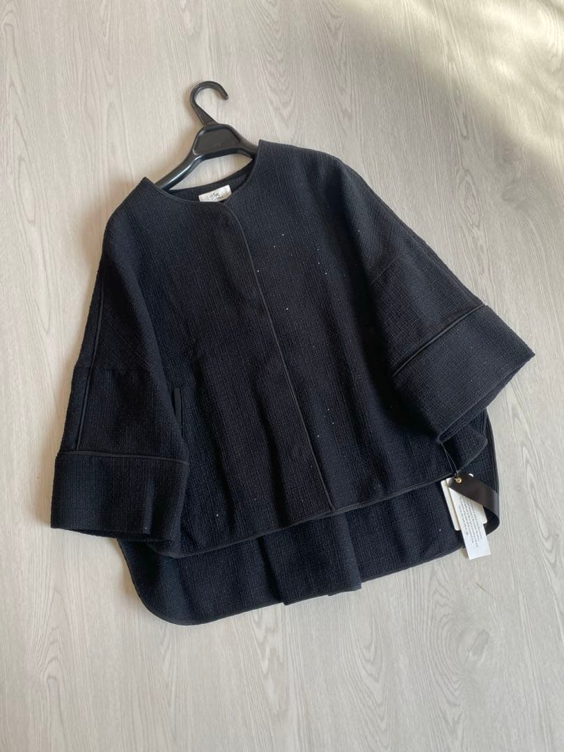 rei様♡34000円新品スコットクラブ購入 ブラックスパンコール入りジャケット