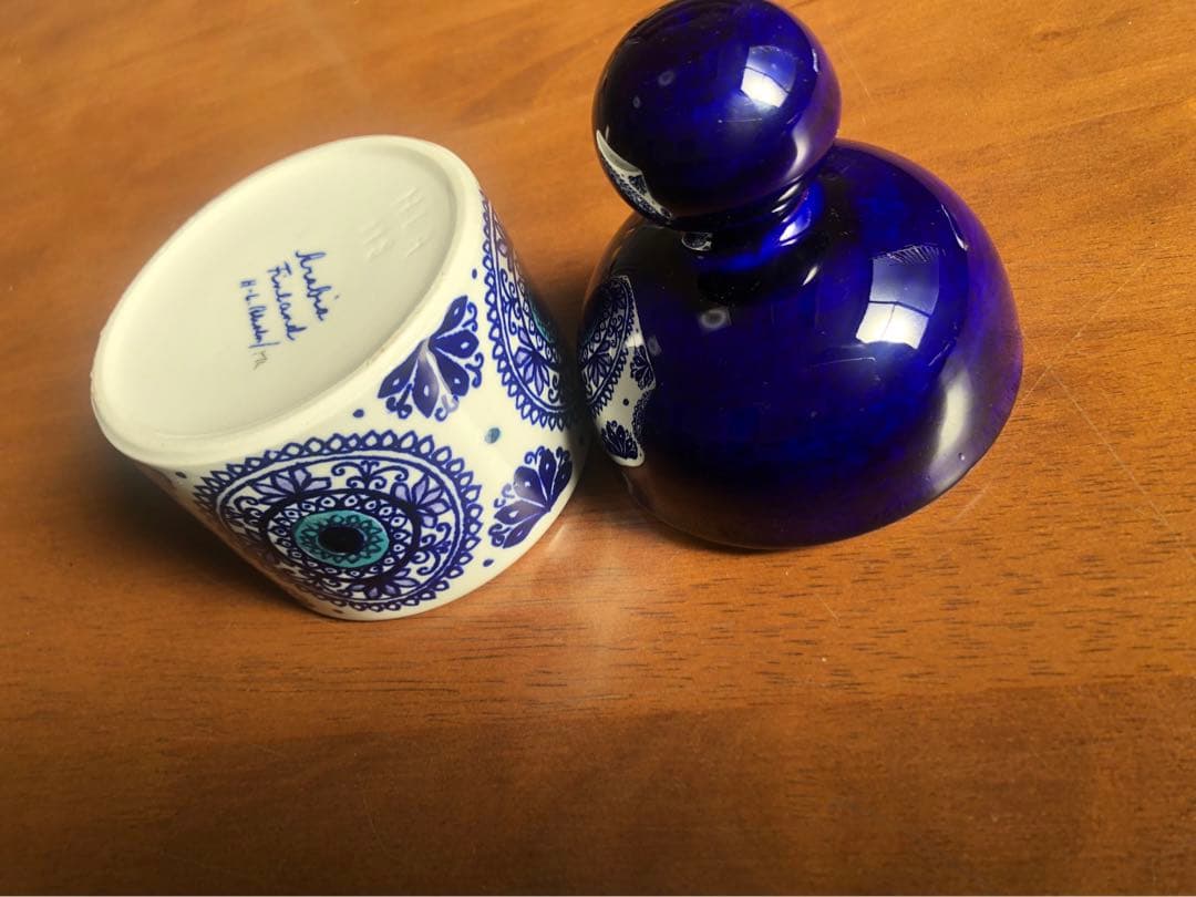 アラビア　ヴィーナス　お化粧セット　蓋付き　キャニスター