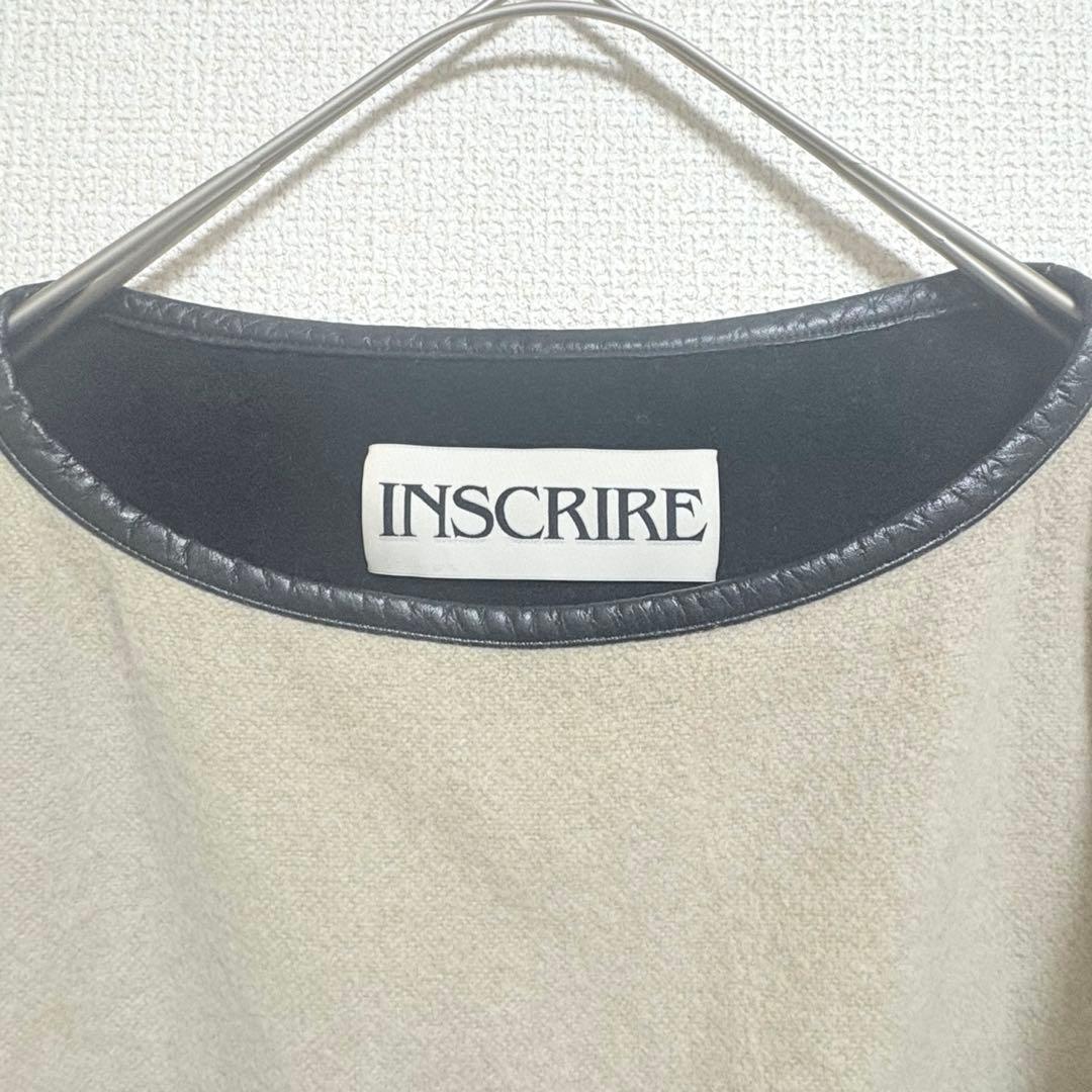 ◆試着のみ◆INSCRIRE◆ポンチョ コート ウール アンスクリア