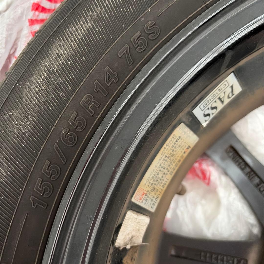 14インチホイール付き夏タイヤ4本セット12/23まで販売中