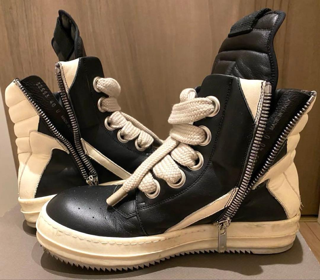 靴 Rick Owens Temple Jumbolace Geobasket 40