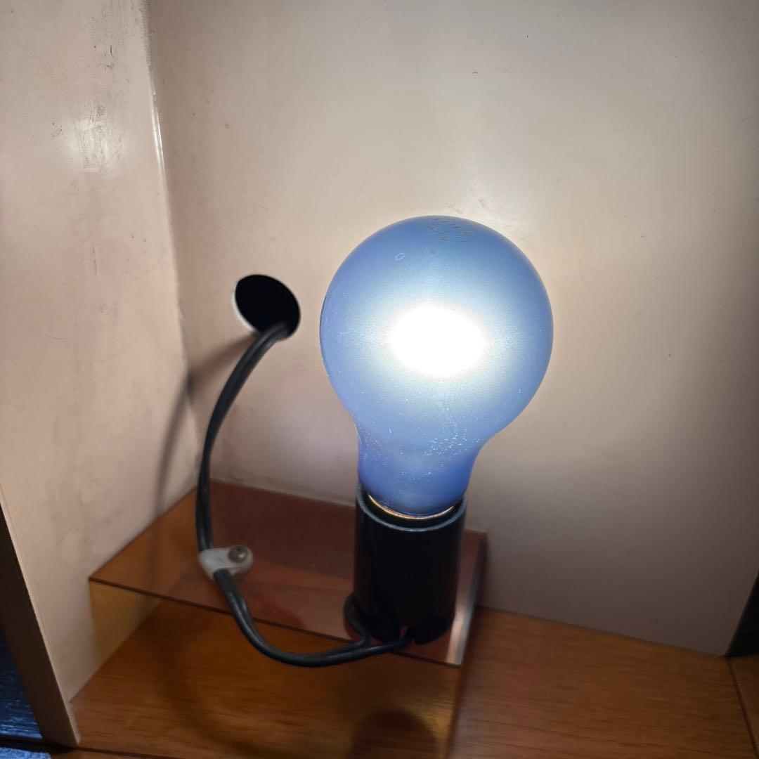 ナショナル青色 60W 白熱電球 25個入り【昭和レトロ　かなり希少】