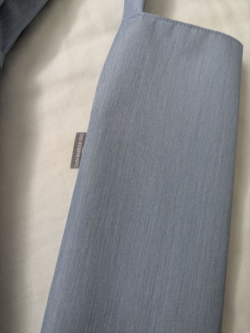 サンバリア100 日傘　2 段折り フロストブルー