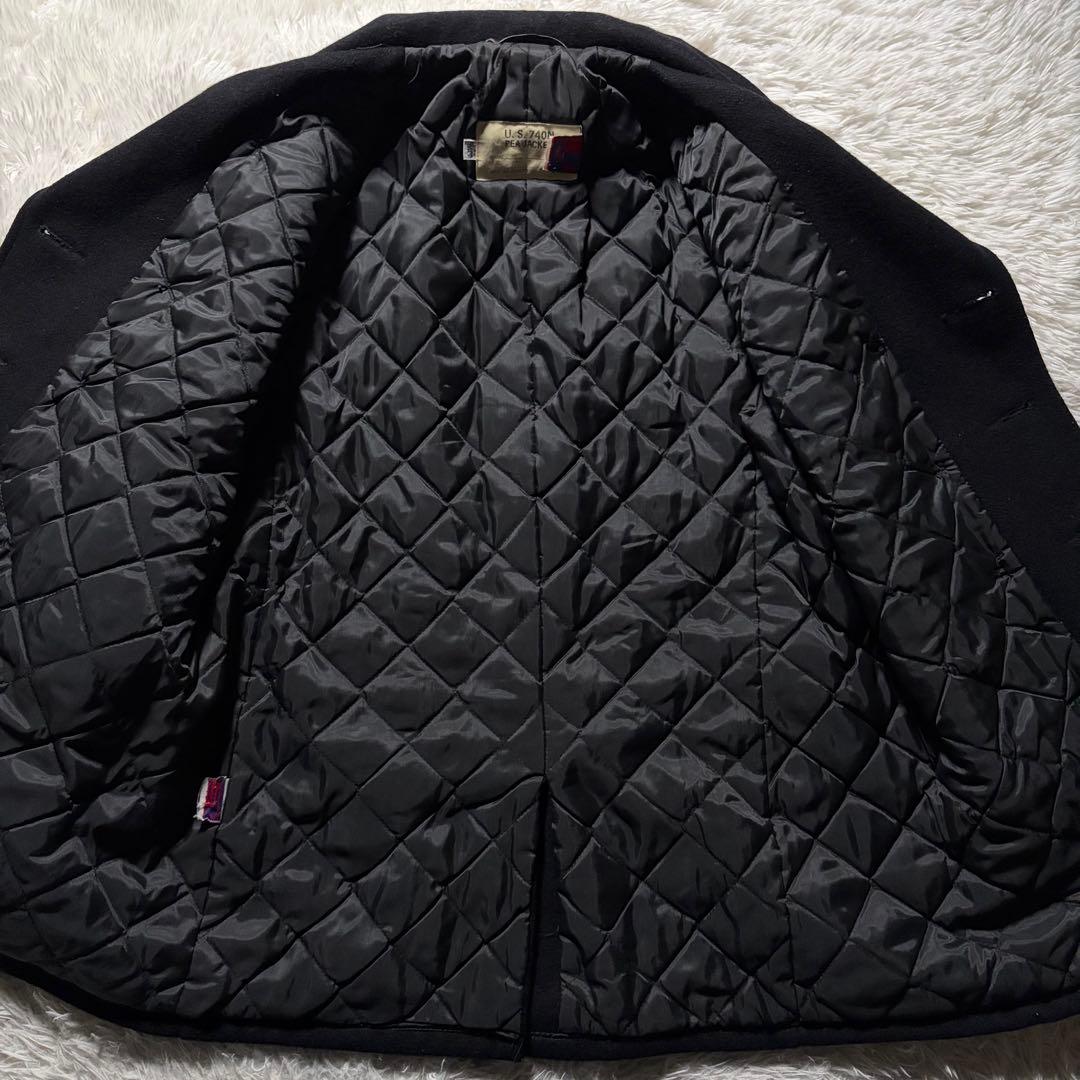 m*y様 美品/42サイズ✨schott ピーコート　ネイビー　キルティング　U