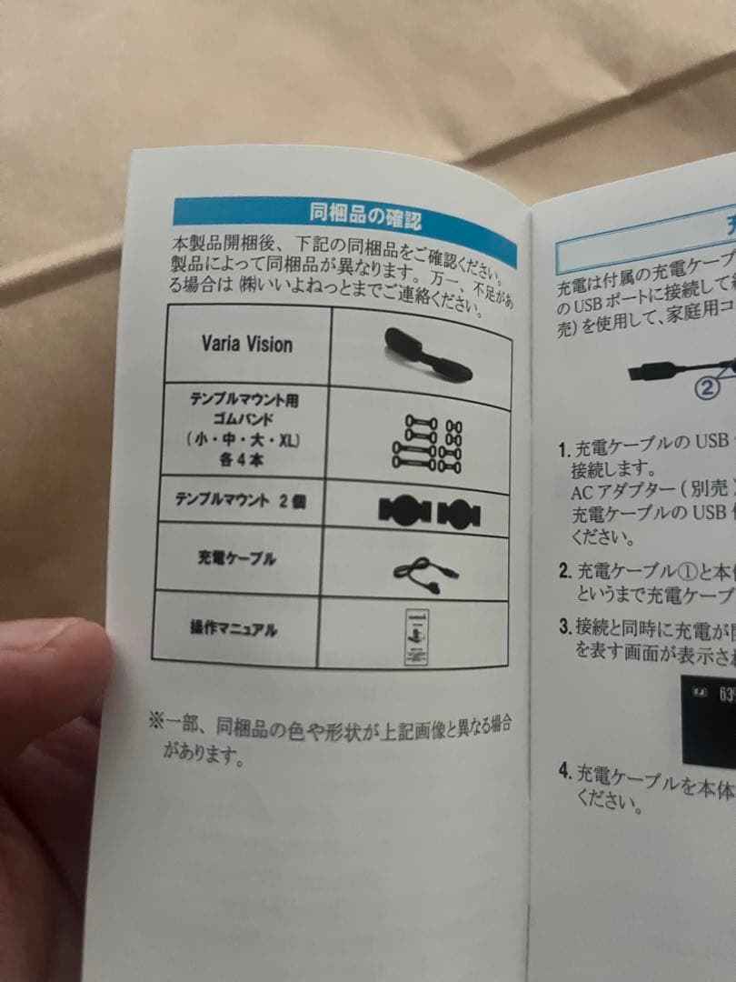 【珍品】国内版　GARMIN Varia Vision J 備品完備