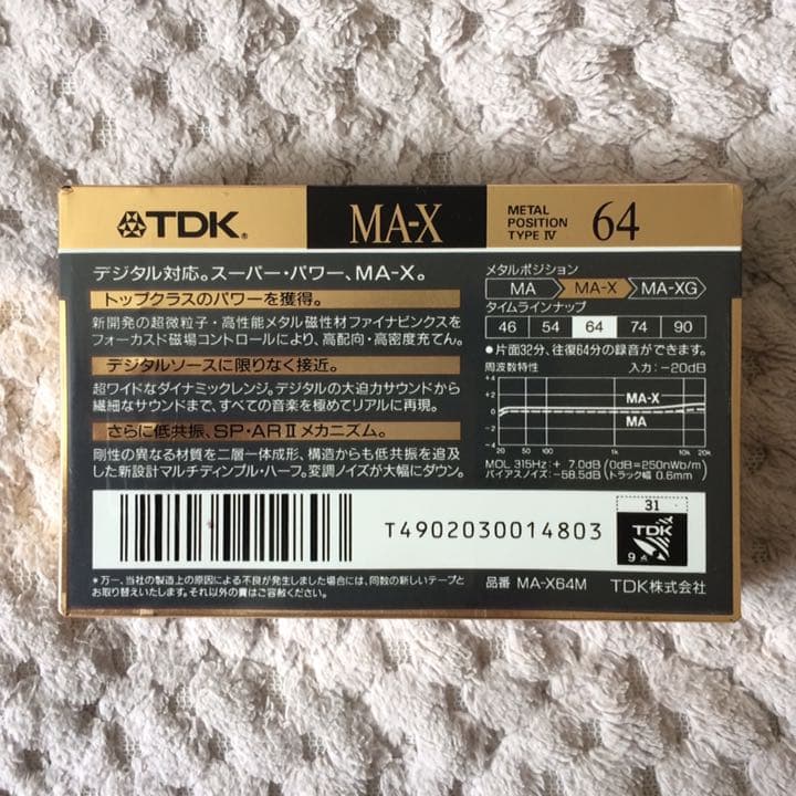 レア品【メタル】 TDK MA-X64M カセットテープ