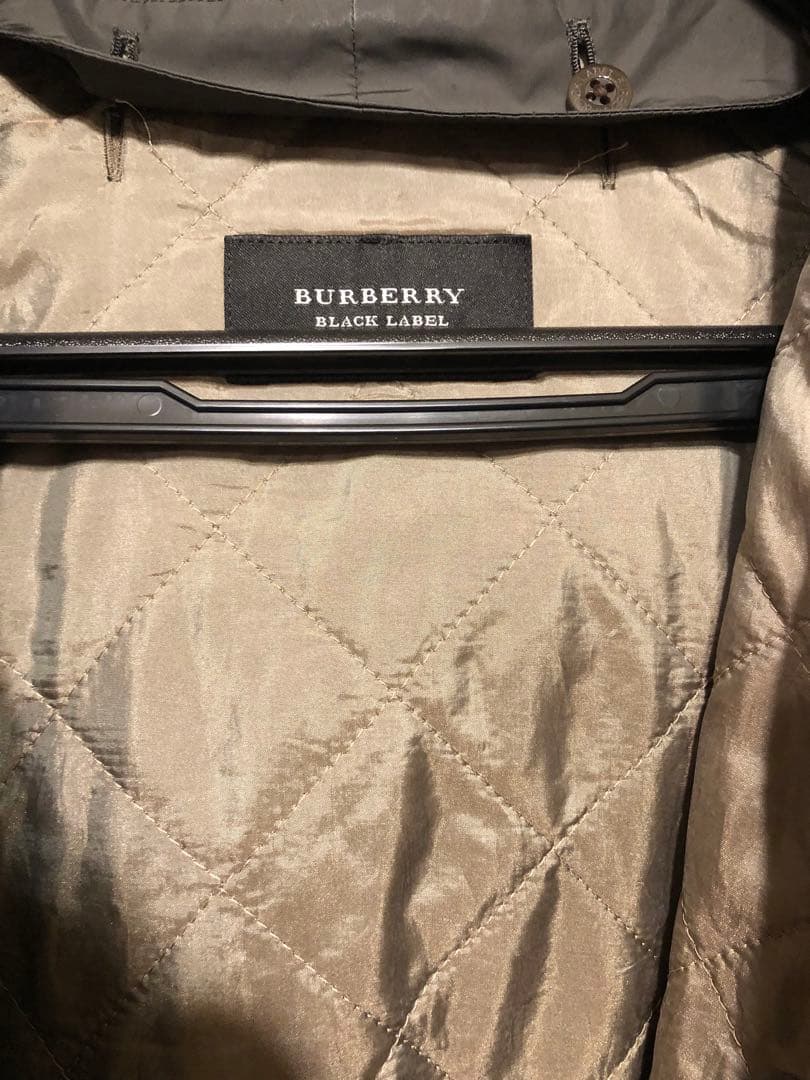 バーバリーブラックレーベル　モッズコート