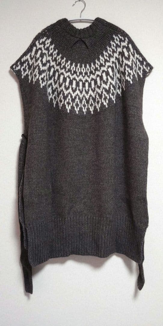 ジャケット・アウター NORDIC SWEATER PONCHO