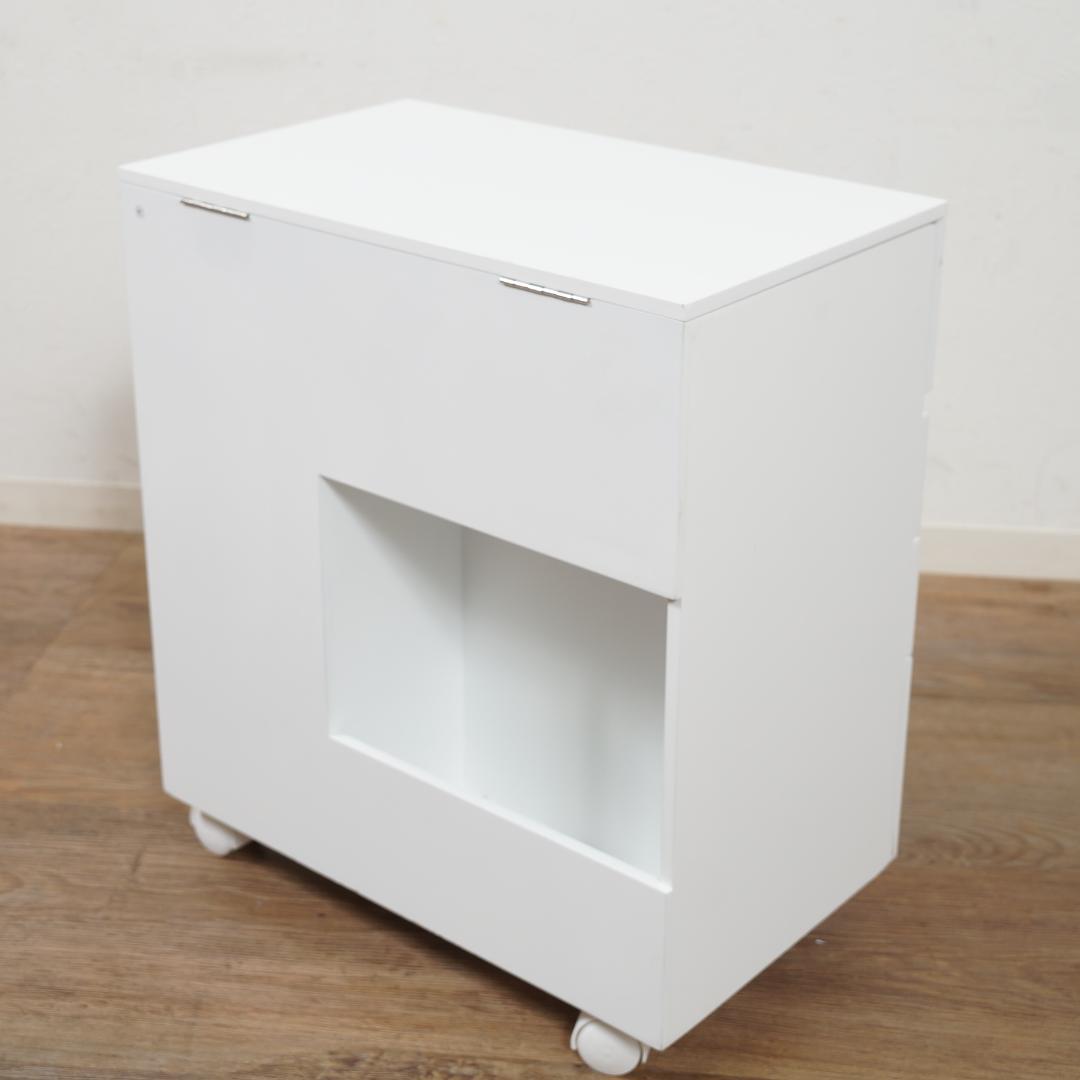 送料無料【新品】これ便利！　たっぷり収納 多機能 コスメ ワゴン