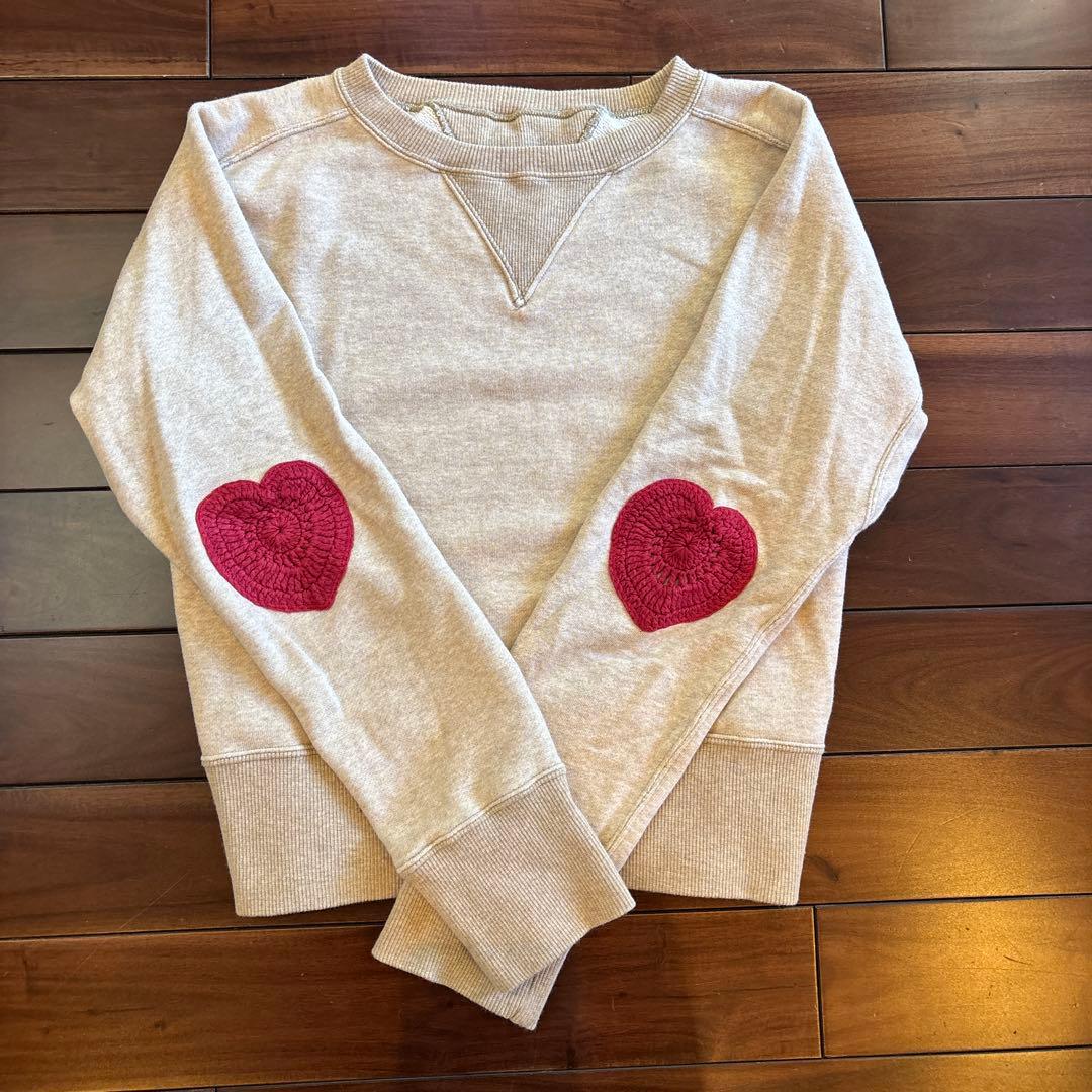 ロッタ様　　RHC ロンハーマン　ハートスウェット エルボーパッチ