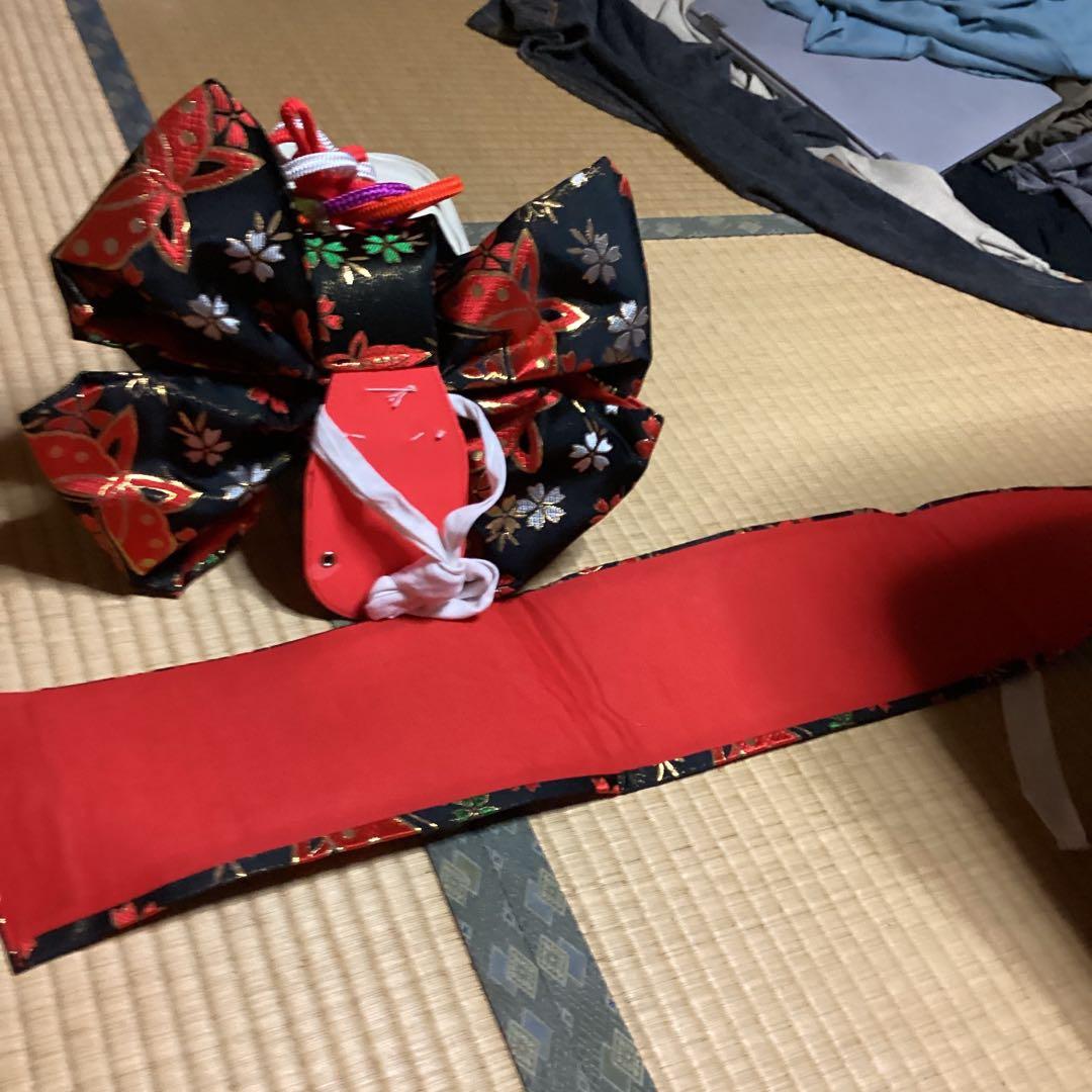 七五三小柄七歳フルセット　帯幅14、5センチ　　草履21センチ