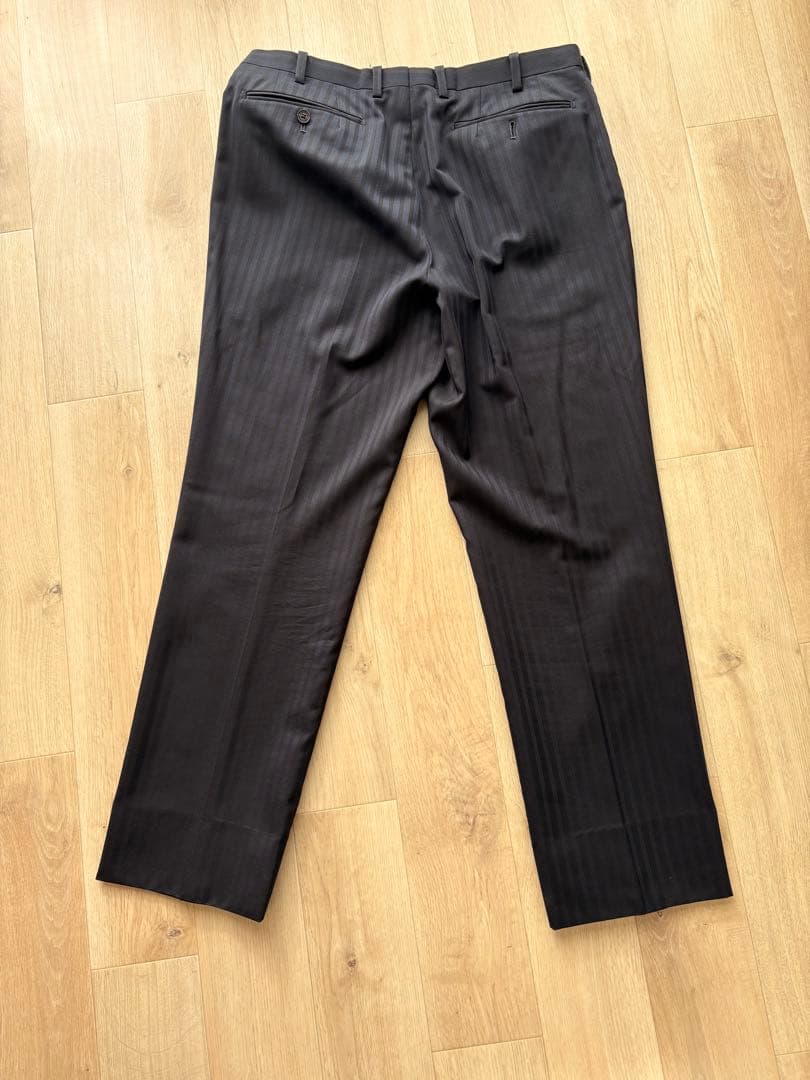 本日限定‼️【美品】バーバリーブラックレーベル 3ピース スーツ シルク黒 L相当