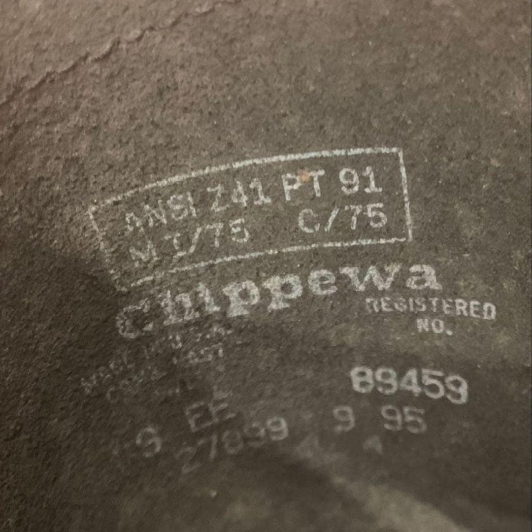 チペワ エンジニアブーツ バイク バイカー ツーリング 黒 レザー 27cm