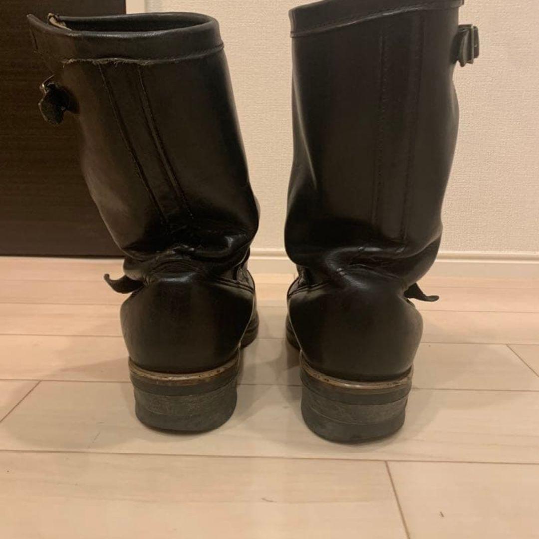 チペワ エンジニアブーツ バイク バイカー ツーリング 黒 レザー 27cm