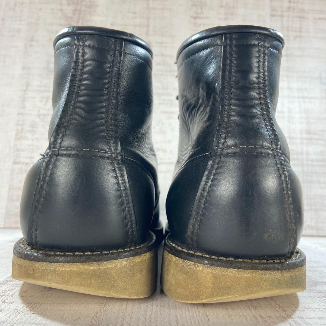 レッドウィング　ブラック　レザー ブーツ　７　１／２