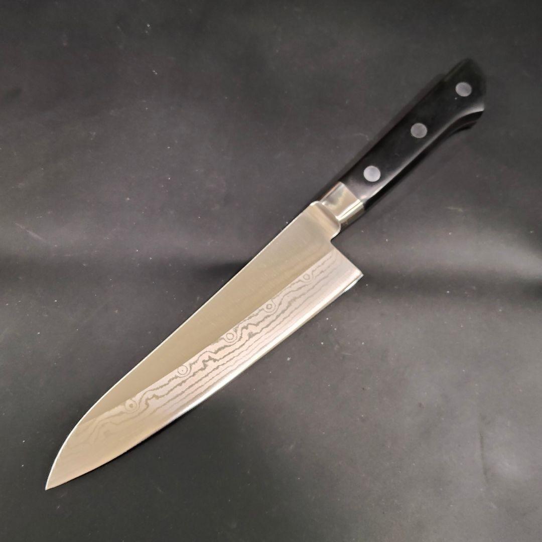 藤次郎 DP霞流し鋼 VG10割込 口金付 牛刀 包丁 180mm F-508