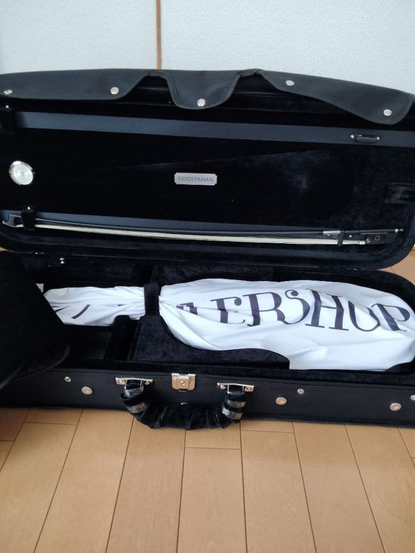 【値下げ】Fiddlerman5弦ヴィオラ15.5 ハードケース付き
