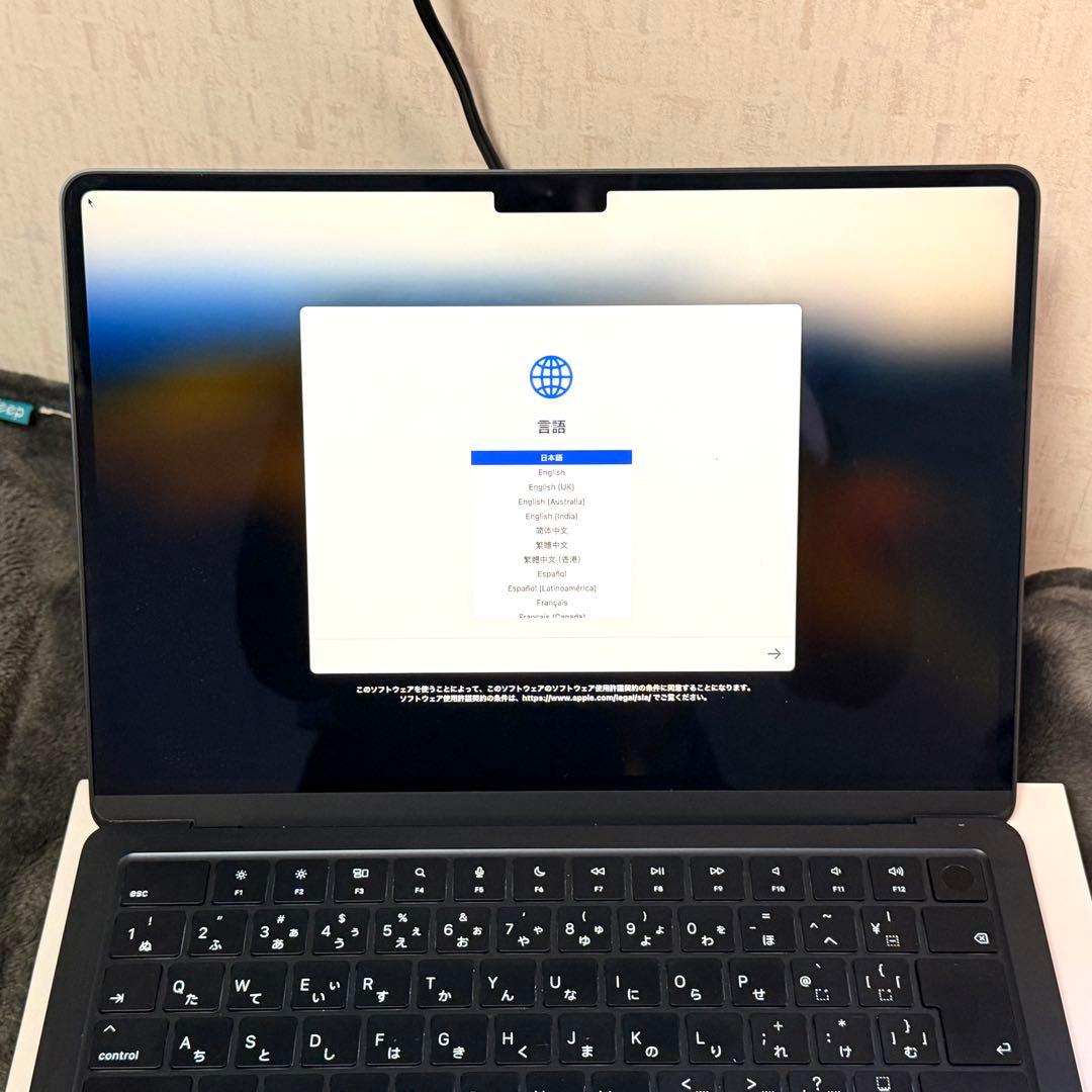 MacBook Air M2 256GB ミッドナイト