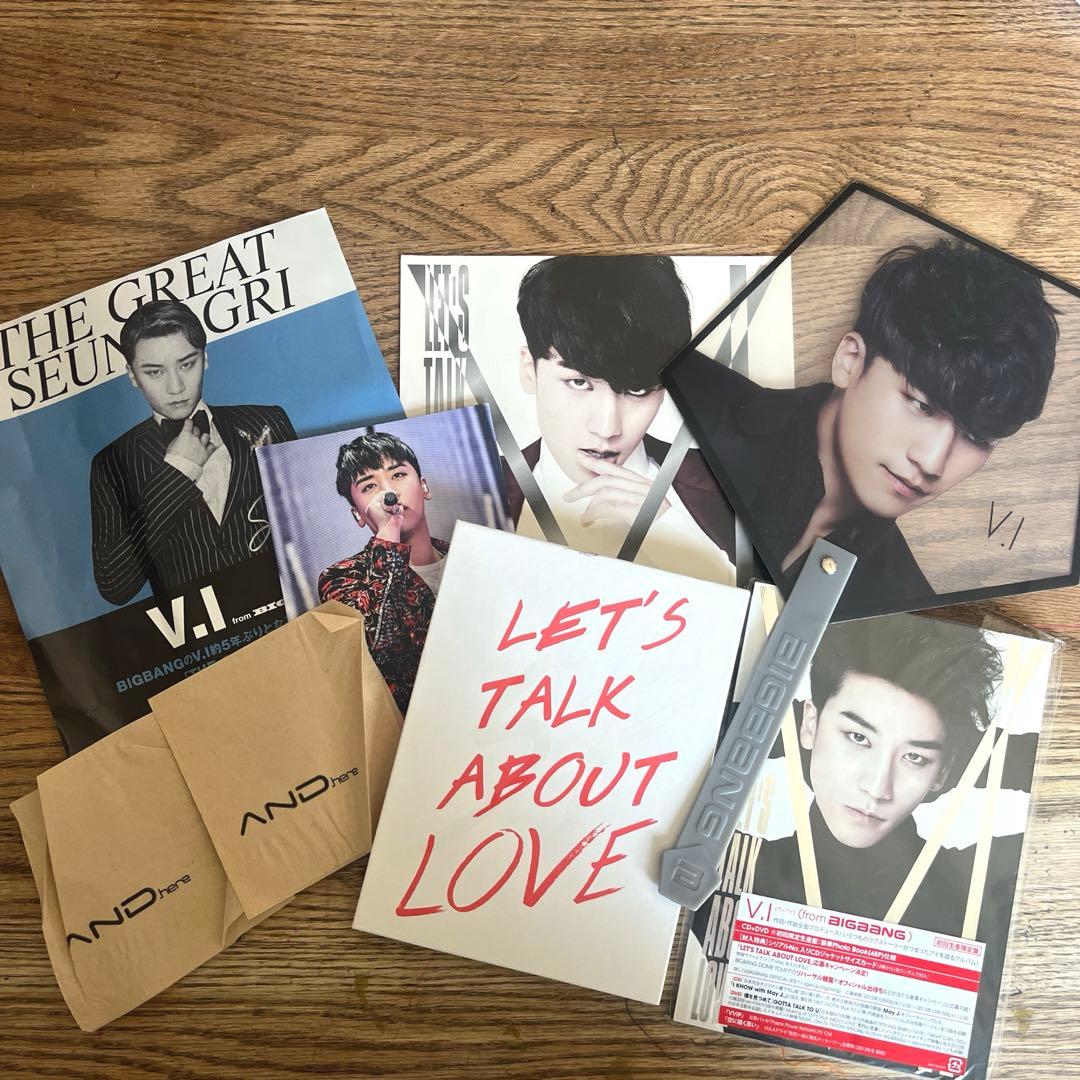 V.I LET'STALKABOUTLOVE BIGBANGＴシャツセットスンリ