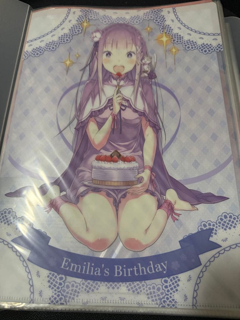 リゼロ　エミリア　誕生日　クリアファイルセット