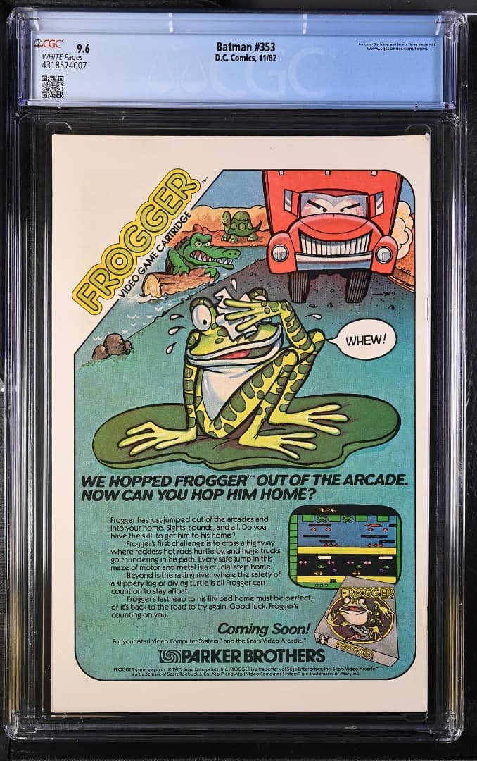 洋書 Batman #353 CGC 9.6 Joker Cover