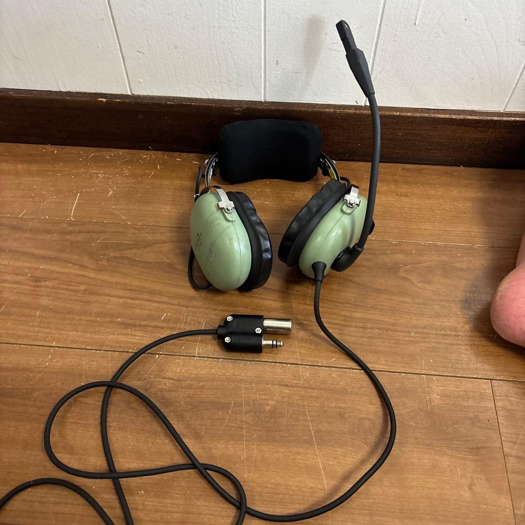 米軍　実物　DAVID CLARK HEADSETヘッドセット　送料無料　①