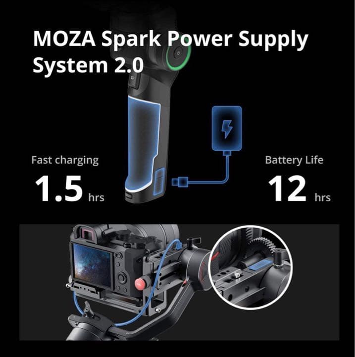 MOZA AirCross 2 ジンバルスタビライザー カメラ専用 3軸ジンバル