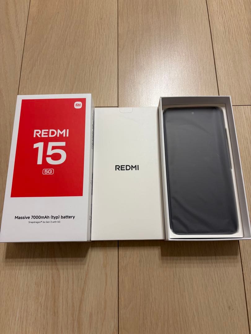 Redmi 15 5G 7000mAh ミッドナイトブラック